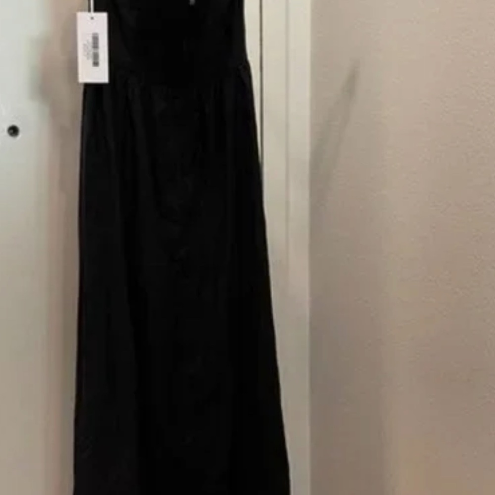 New Reformation stassie dress black NWT - Picture 4 of 6